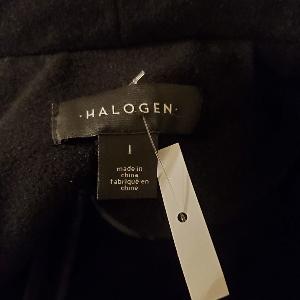 Halogen Double Face Coat sz Large in Black - Picture 8 of 10